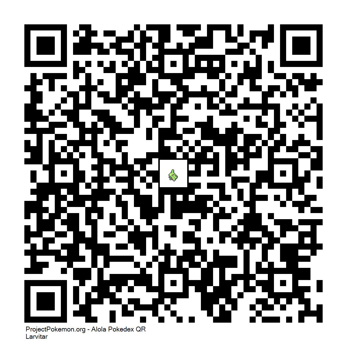 Cdigo QR de Larvitar